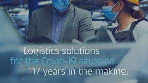 Logistics solutions for the COVID-19 situation. 117 years in the making.